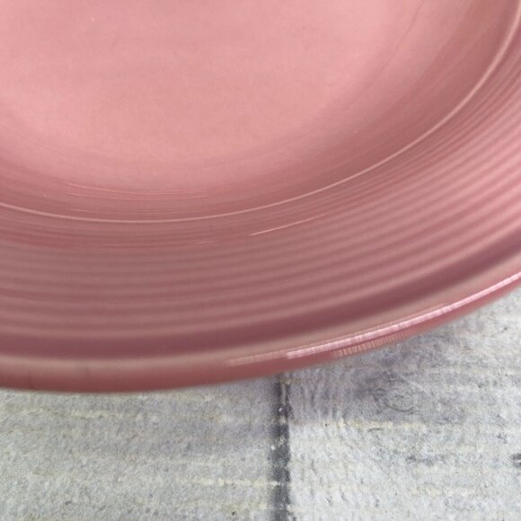 Nancy Calhoun DARK ROSE Japan Solid Color Smooth Stoneware Rim Soup Bowls Set 4 - Picture 16 of 16